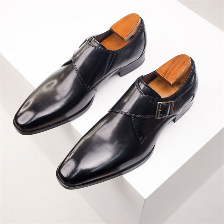 Scarpe Eleganti Uomo in Pelle con Fibbia Monk Strap – Stile per Occasioni Formali e Casual