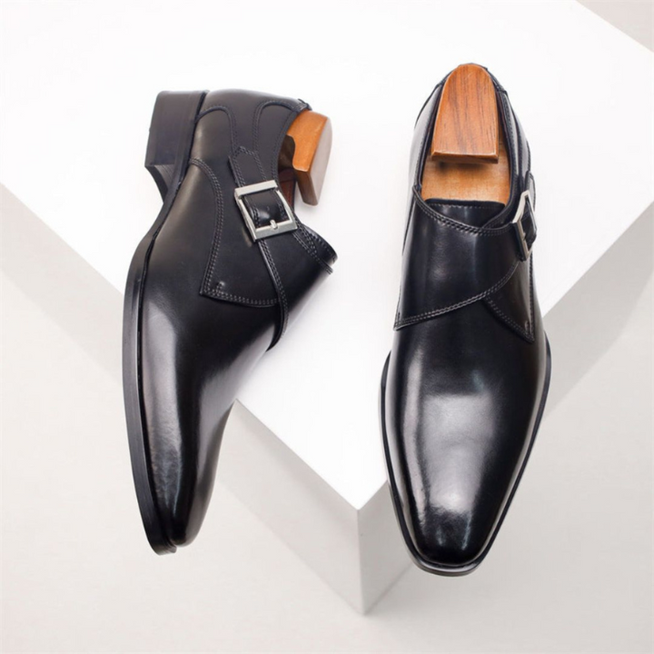 Scarpe Eleganti Uomo in Pelle con Fibbia Monk Strap – Stile per Occasioni Formali e Casual