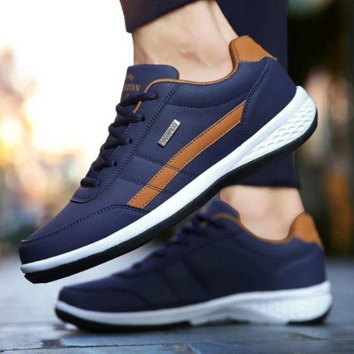 Herrenleder Schuhe mit elegantem Support für den täglichen Gebrauch