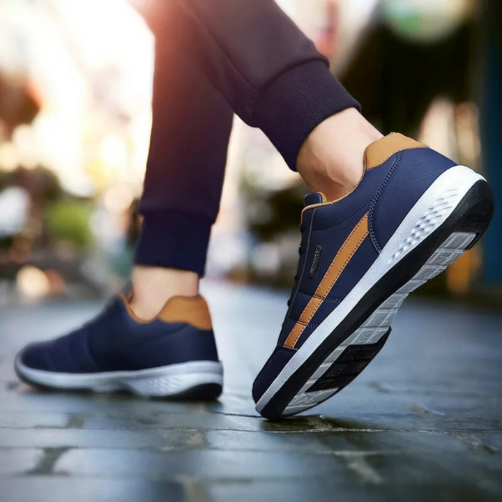 Herrenleder Schuhe mit elegantem Support für den täglichen Gebrauch
