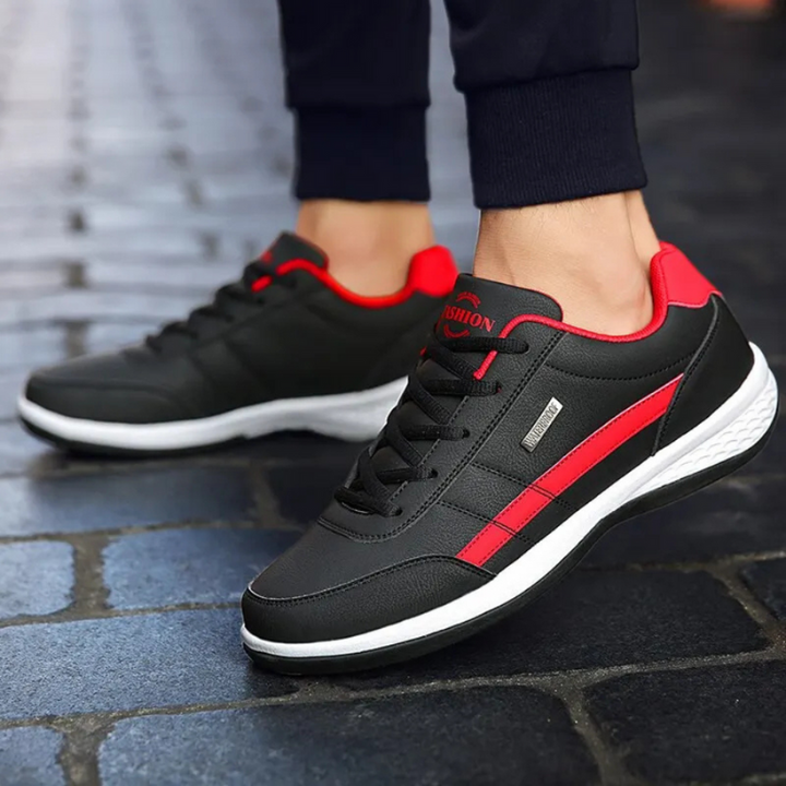 Herrenleder Schuhe mit elegantem Support für den täglichen Gebrauch