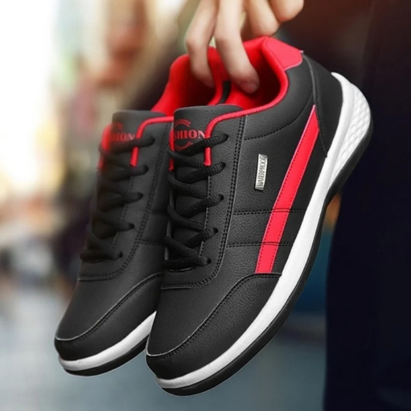 Herrenleder Schuhe mit elegantem Support für den täglichen Gebrauch