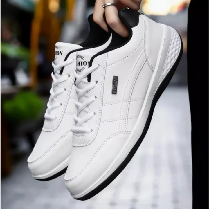 Herrenleder Schuhe mit elegantem Support für den täglichen Gebrauch