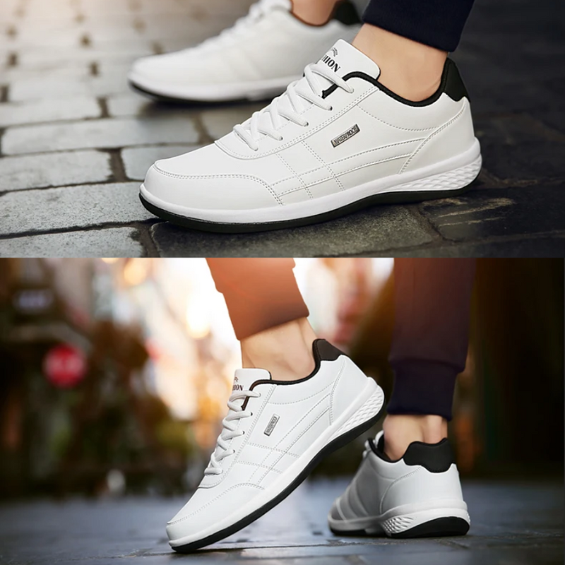 Herrenleder Schuhe mit elegantem Support für den täglichen Gebrauch