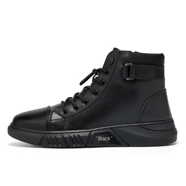 Scarpe Uomo in Pelle Traspiranti Slip-On con Suola Antiscivolo per Comfort Quotidiano 0