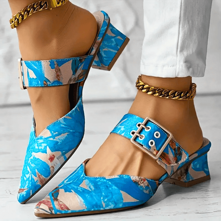 Elegante Damenschuhe mit Absatz und dämpfender Sohle