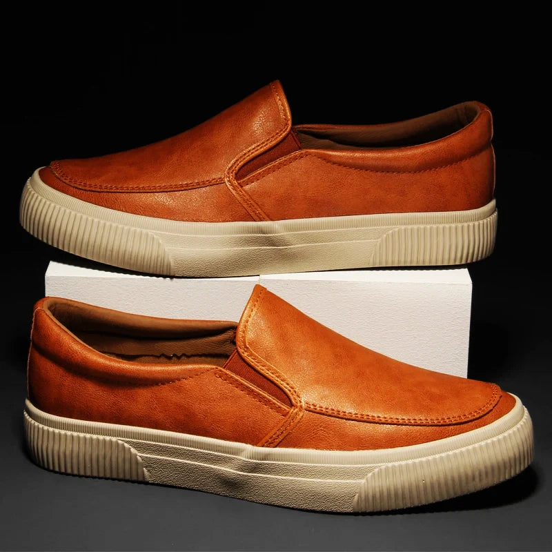 Scarpe da Uomo Slip-On Eleganti in Pelle con Comfort e Design Moderno 1