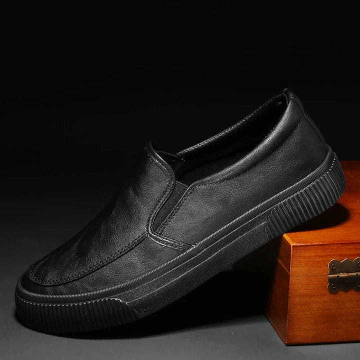 Scarpe da Uomo Slip-On Eleganti in Pelle con Comfort e Design Moderno 4