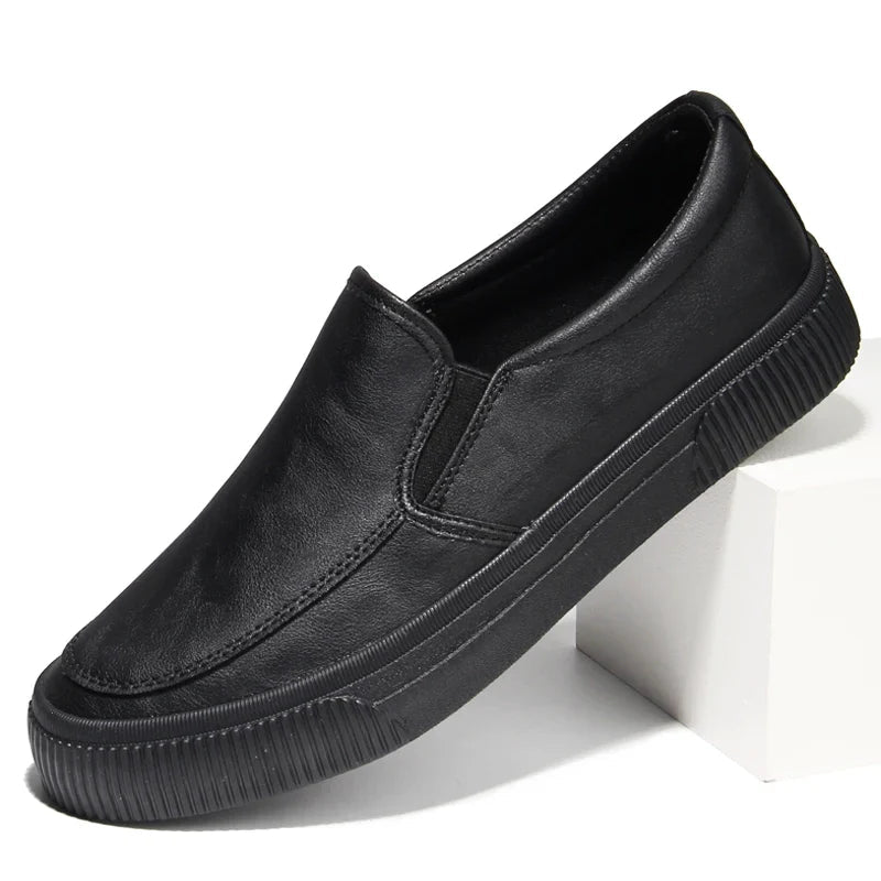 Scarpe da Uomo Slip-On Eleganti in Pelle con Comfort e Design Moderno 5