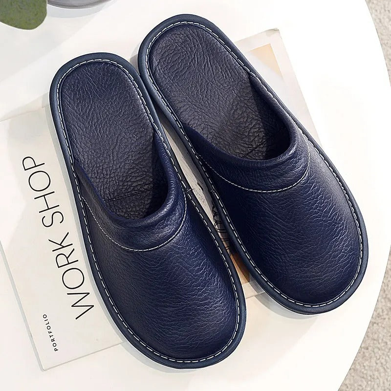 Scarpe da Uomo in Pelle Ergonomiche e Confortevoli – Nero Classico, Suola in Gomma, Fodera Morbida, Taglie 35-45 7
