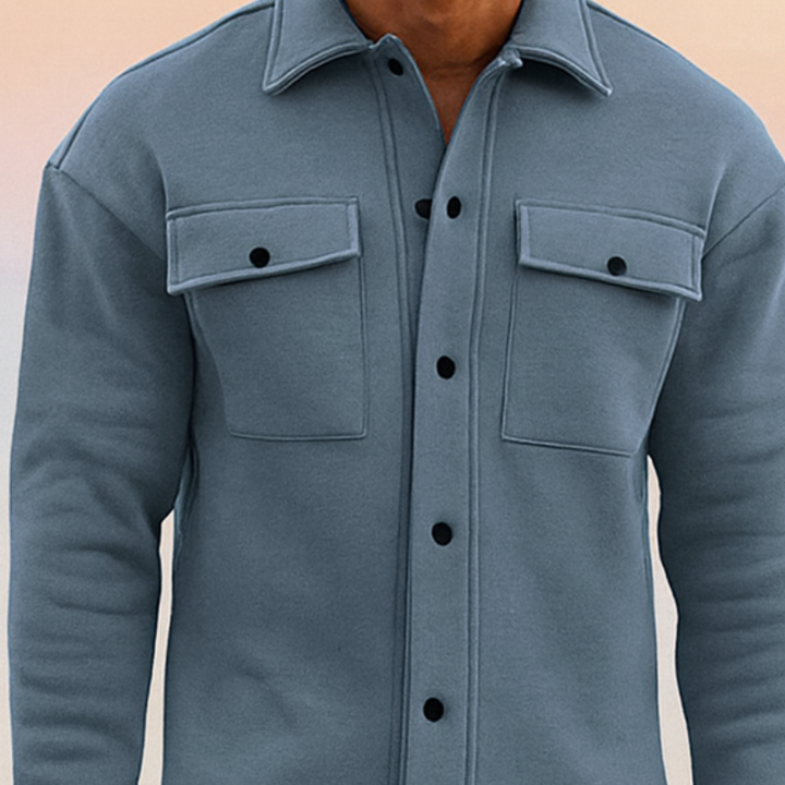 Set Athleisure da Uomo: Camicia Elegante e Pantaloni Jogging