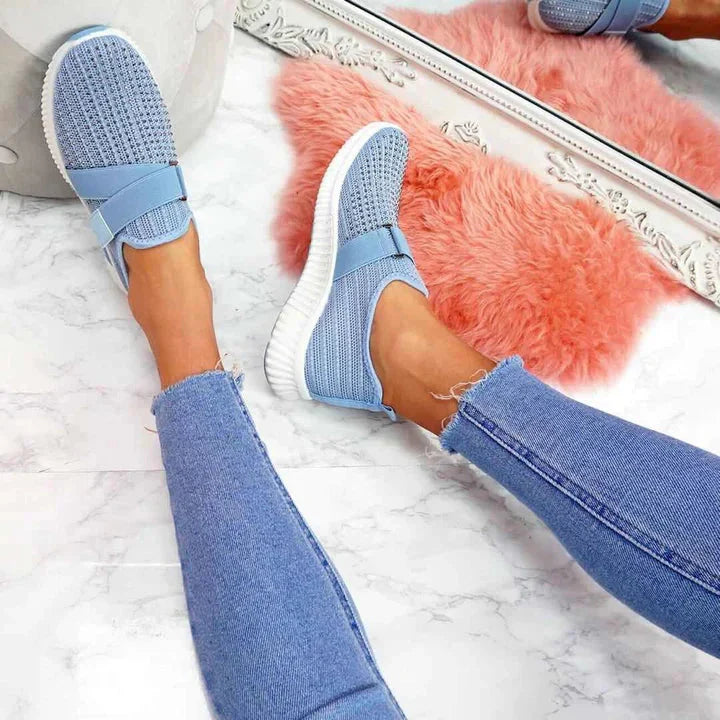 Sneakers Donna Slip-On con Velcro Comfort e Stile per Ogni Occasione 1
