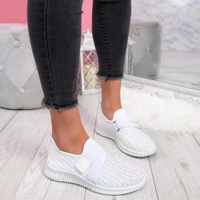 Sneakers Donna Slip-On con Velcro Comfort e Stile per Ogni Occasione 11