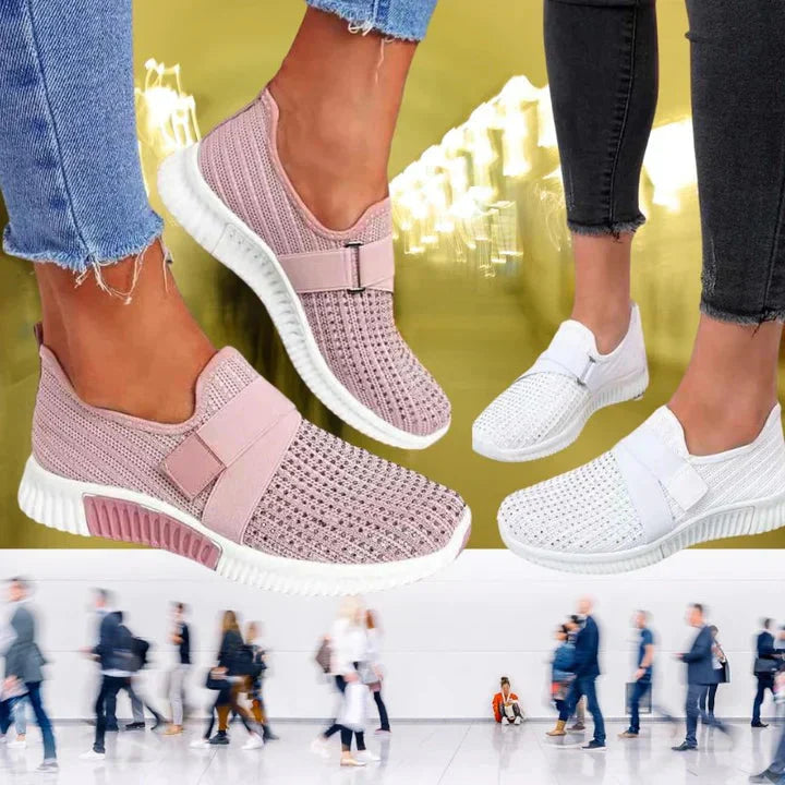 Sneakers Donna Slip-On con Velcro Comfort e Stile per Ogni Occasione 2