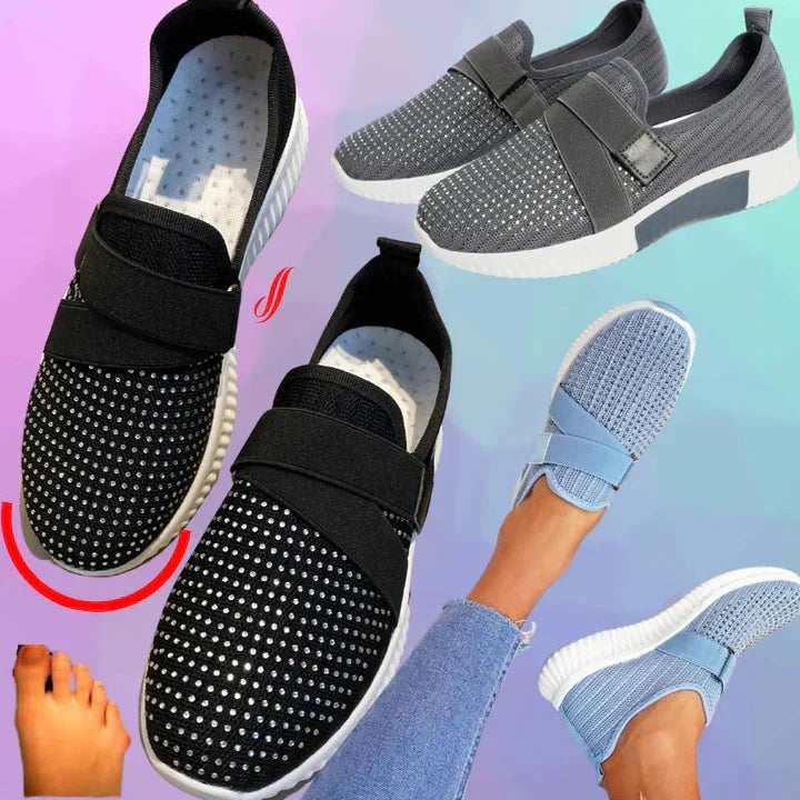Sneakers Donna Slip-On con Velcro Comfort e Stile per Ogni Occasione 3