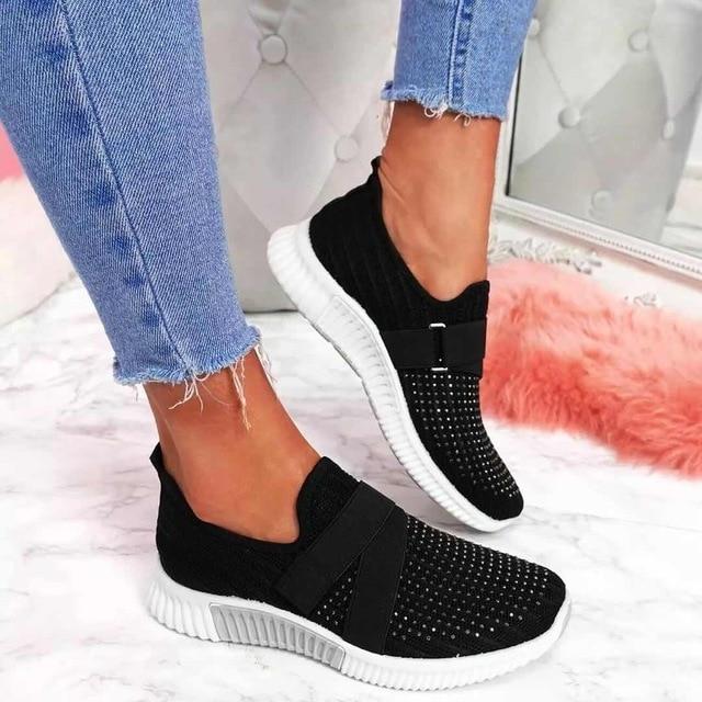 Sneakers Donna Slip-On con Velcro Comfort e Stile per Ogni Occasione 7