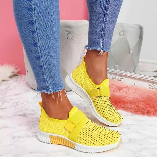 Sneakers Donna Slip-On con Velcro Comfort e Stile per Ogni Occasione 8