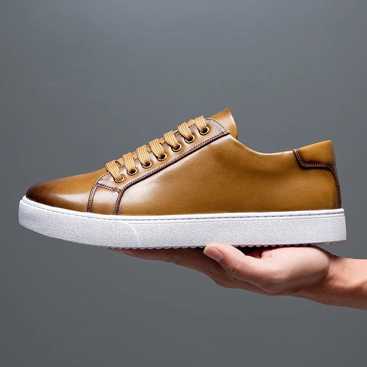 Sneakers Uomo Bianche Eleganti in Pelle per Stile Casual e Semi-Formale 9