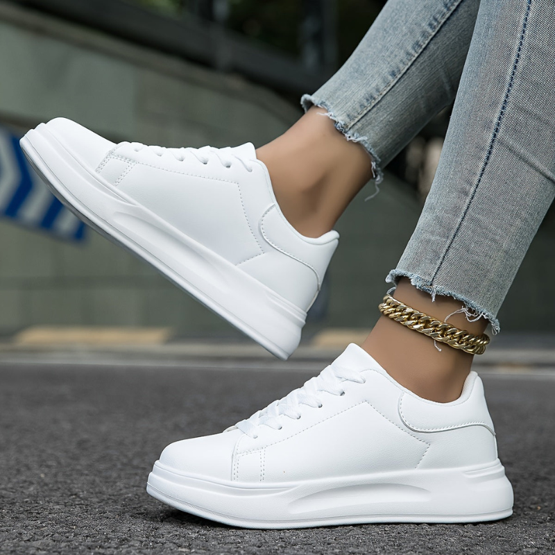 Weiße Sneakers für Damen für Eleganz und Stil