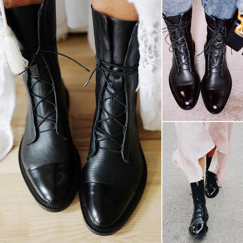 Stivaletti Vintage con Tacco Alto da Donna 2