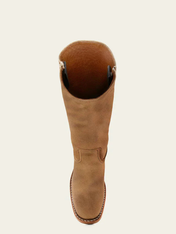 Hohe Slim-Stiefel für Damen mit Absatz und strukturiertem Boden