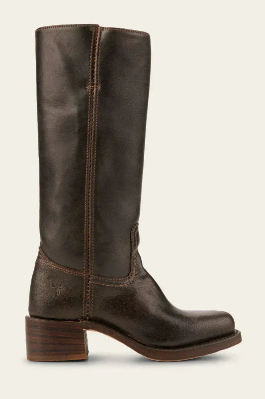 Stivali Alti Donna al Ginocchio in Vera Pelle Nera con Tacco Largo – Design Classico e Comfort Elevato 5
