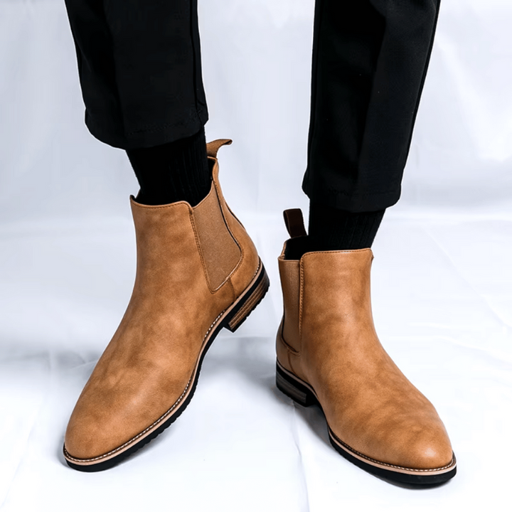 Herren Chelsea-Stiefel aus hochwertigem Leder - Klassisches Design für den täglichen Gebrauch