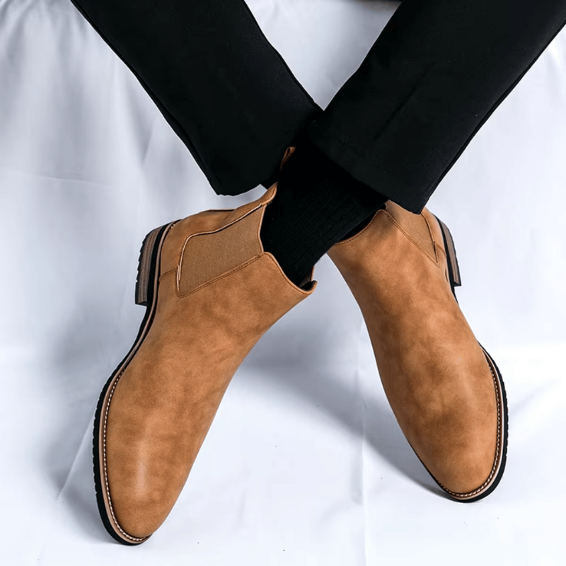 Herren Chelsea-Stiefel aus hochwertigem Leder - Klassisches Design für den täglichen Gebrauch