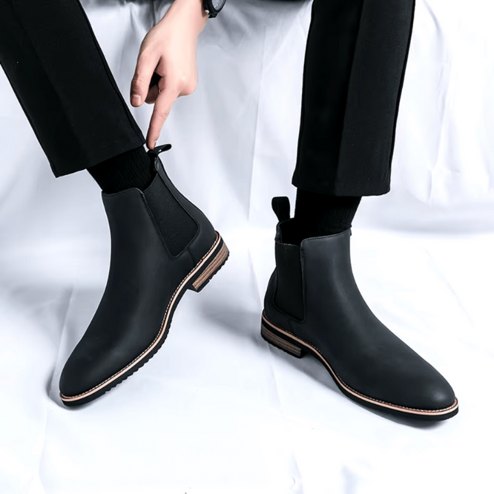 Herren Chelsea-Stiefel aus hochwertigem Leder - Klassisches Design für den täglichen Gebrauch