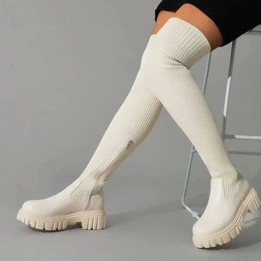Stivali Elasticizzati Donna Eleganti Comfort Ottimale per Ogni Occasione 4