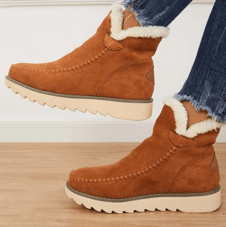 Stivali Invernali Donna Comodi e Caldi con Suola Antiscivolo – Design Elegante e Fodera Morbida, Taglie 35-42 4
