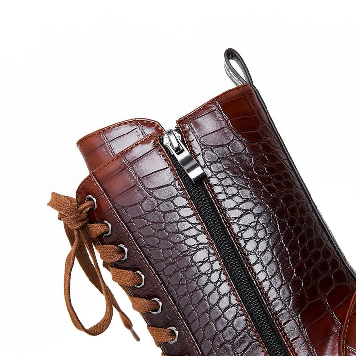 Stivali Texani Donna con Lacci - Stivali da Donna Ispirati al Western per Comfort e Stile 2