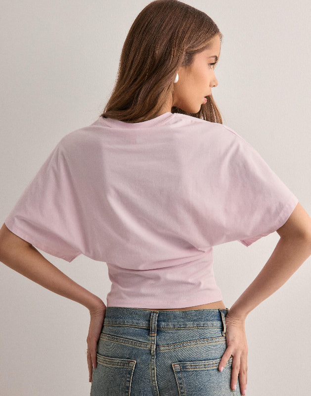 T-Shirt Donna con Maniche Svasate Elegante e Versatile per Occasioni Casual e Ufficio 4