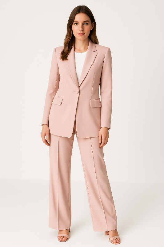 Tailleur Donna Elegante Completo Giacca Pantalone per Look Professionale 2