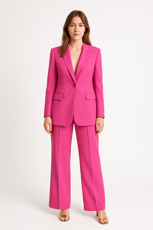 Tailleur Donna Elegante Completo Giacca Pantalone per Look Professionale 6