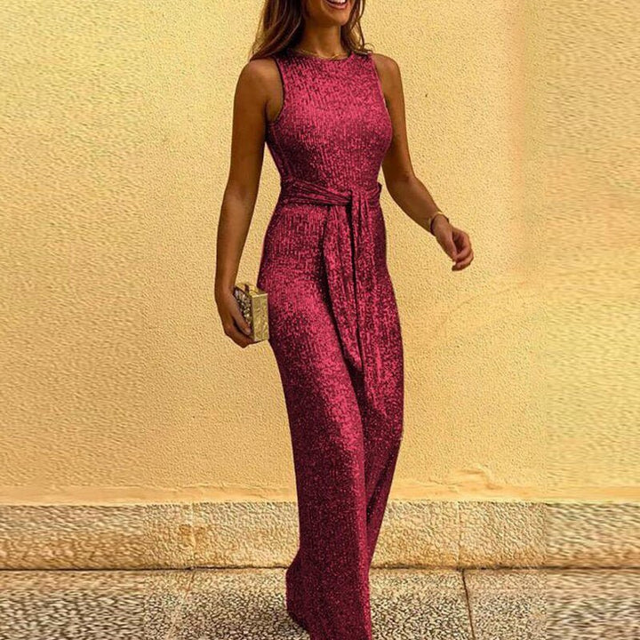 Tuta Elegante Donna Glitterata per Occasioni Speciali 3