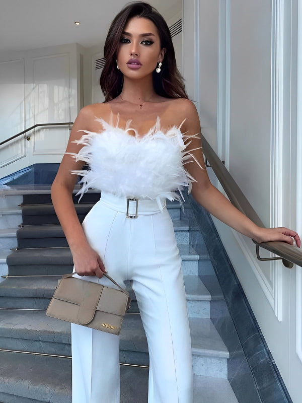 Tuta Elegante Donna Slim Fit per Occasioni Speciali e Look Quotidiani 0