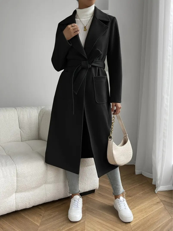 Vielseitiger Oversize-Langmantel für Damen für einen lässigen und formellen Look