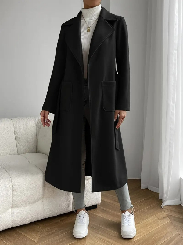 Vielseitiger Oversize-Langmantel für Damen für einen lässigen und formellen Look