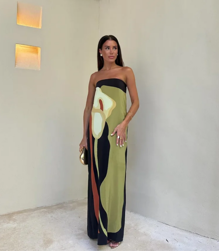 Elegantes Damenkleid mit Herz-Ausschnitt - Damenbekleidung für besondere Anlässe