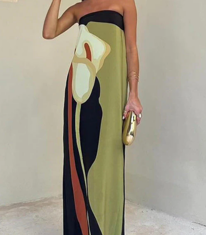 Elegantes Damenkleid mit Herz-Ausschnitt - Damenbekleidung für besondere Anlässe