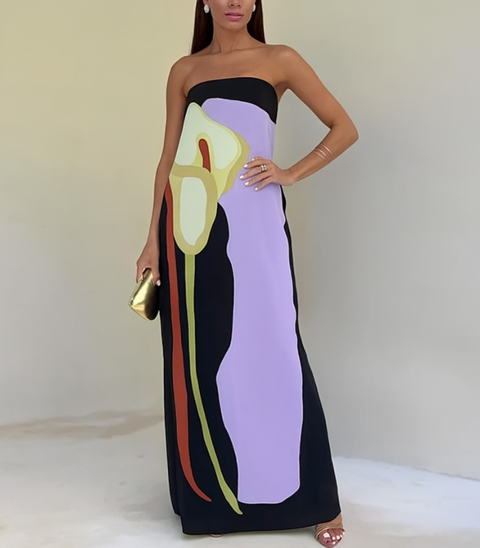 Elegantes Damenkleid mit Herz-Ausschnitt - Damenbekleidung für besondere Anlässe