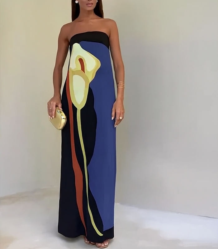 Elegantes Damenkleid mit Herz-Ausschnitt - Damenbekleidung für besondere Anlässe