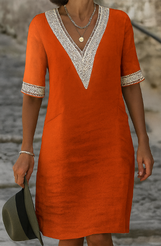 Elegantes und Frisches Sommerkleid für Damen - Ärmelloses Sommerkleid für besondere Anlässe und Freizeit