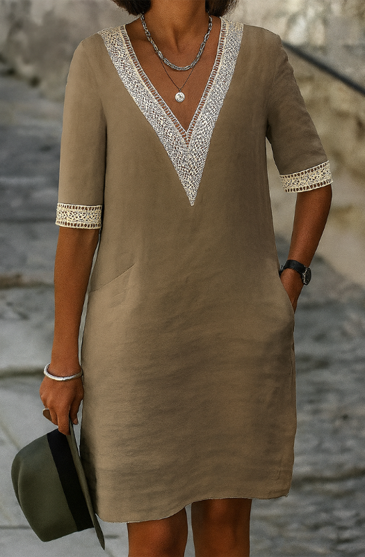 Elegantes und Frisches Sommerkleid für Damen - Ärmelloses Sommerkleid für besondere Anlässe und Freizeit