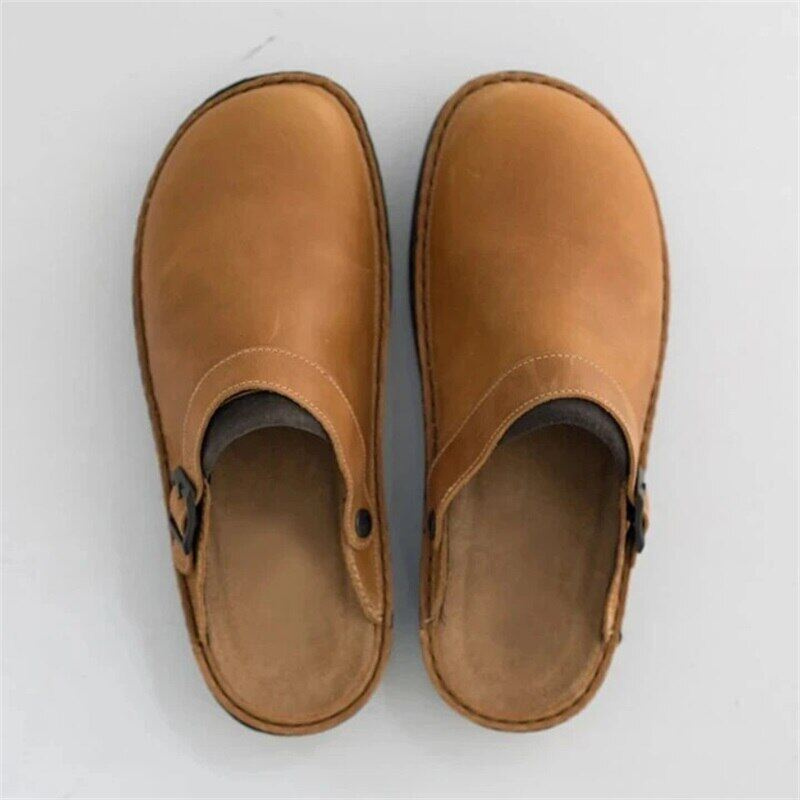 Zoccoli di Legno da Uomo Ergonomici per Comfort Quotidiano, Design Antiscivolo e Traspirante 0