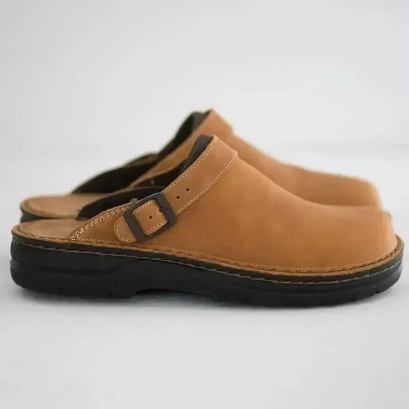 Zoccoli di Legno da Uomo Ergonomici per Comfort Quotidiano, Design Antiscivolo e Traspirante 1