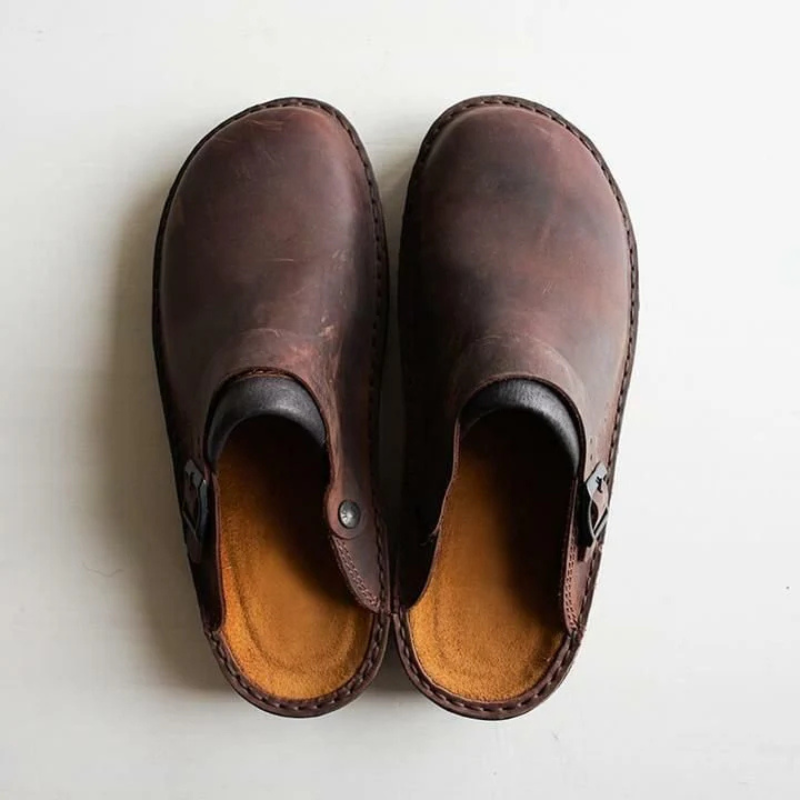 Zoccoli di Legno da Uomo Ergonomici per Comfort Quotidiano, Design Antiscivolo e Traspirante 3